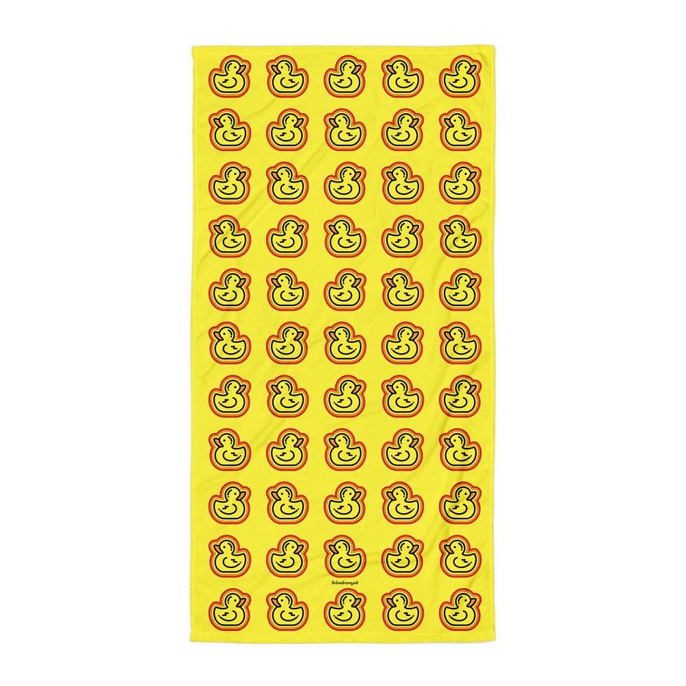 Badetuch • lahme Enten – gelb - Wonderwazek