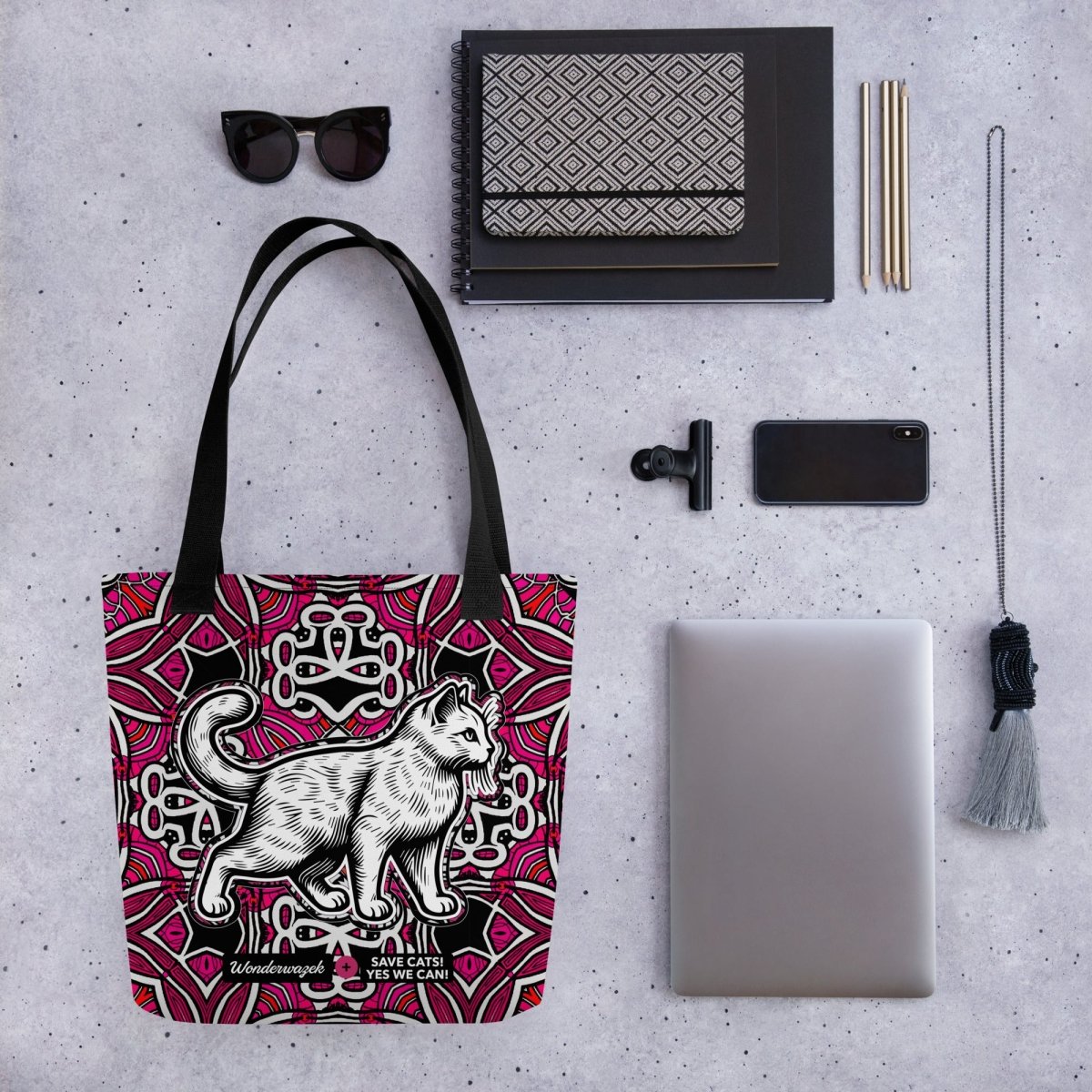 Einkaufstasche • Edition Tierschutz – pink - Wonderwazek