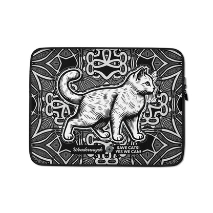 Laptoptasche • Edition Tierschutz – grau - Wonderwazek