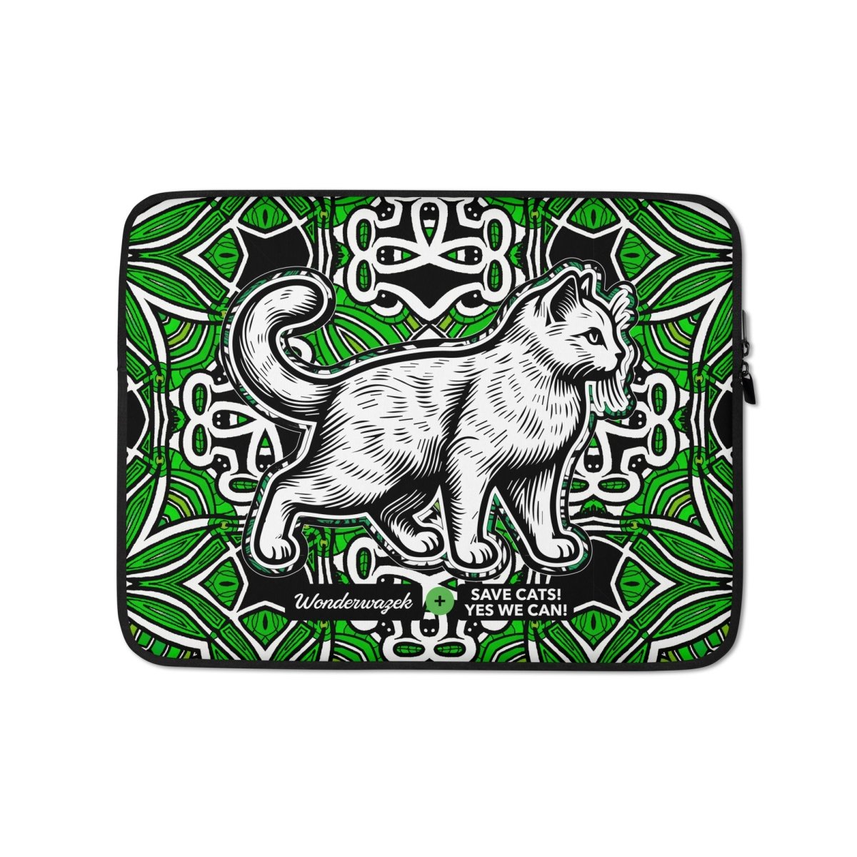 Laptoptasche • Edition Tierschutz – grün - Wonderwazek