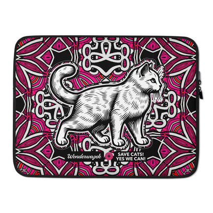 Laptoptasche • Edition Tierschutz – pink - Wonderwazek