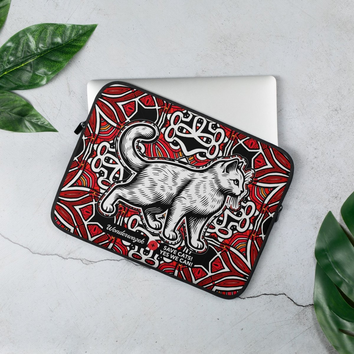 Laptoptasche • Edition Tierschutz – rot - Wonderwazek