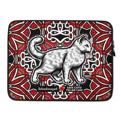 Laptoptasche • Edition Tierschutz – rot - Wonderwazek