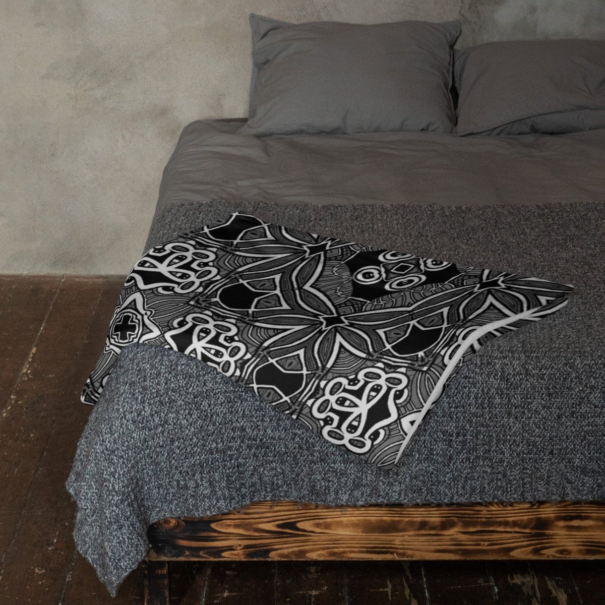 NEU • Kuscheldecke • Edition Tierschutz – grau - Wonderwazek