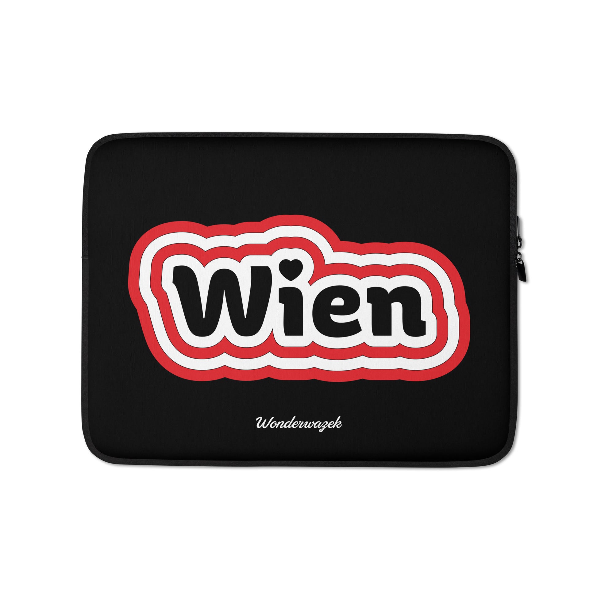 Laptoptasche • Wien – rot, schwarz, weiß - Wonderwazek