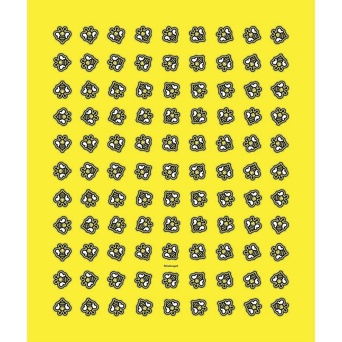 Decke • fleißige Bienen – gelb - Wonderwazek