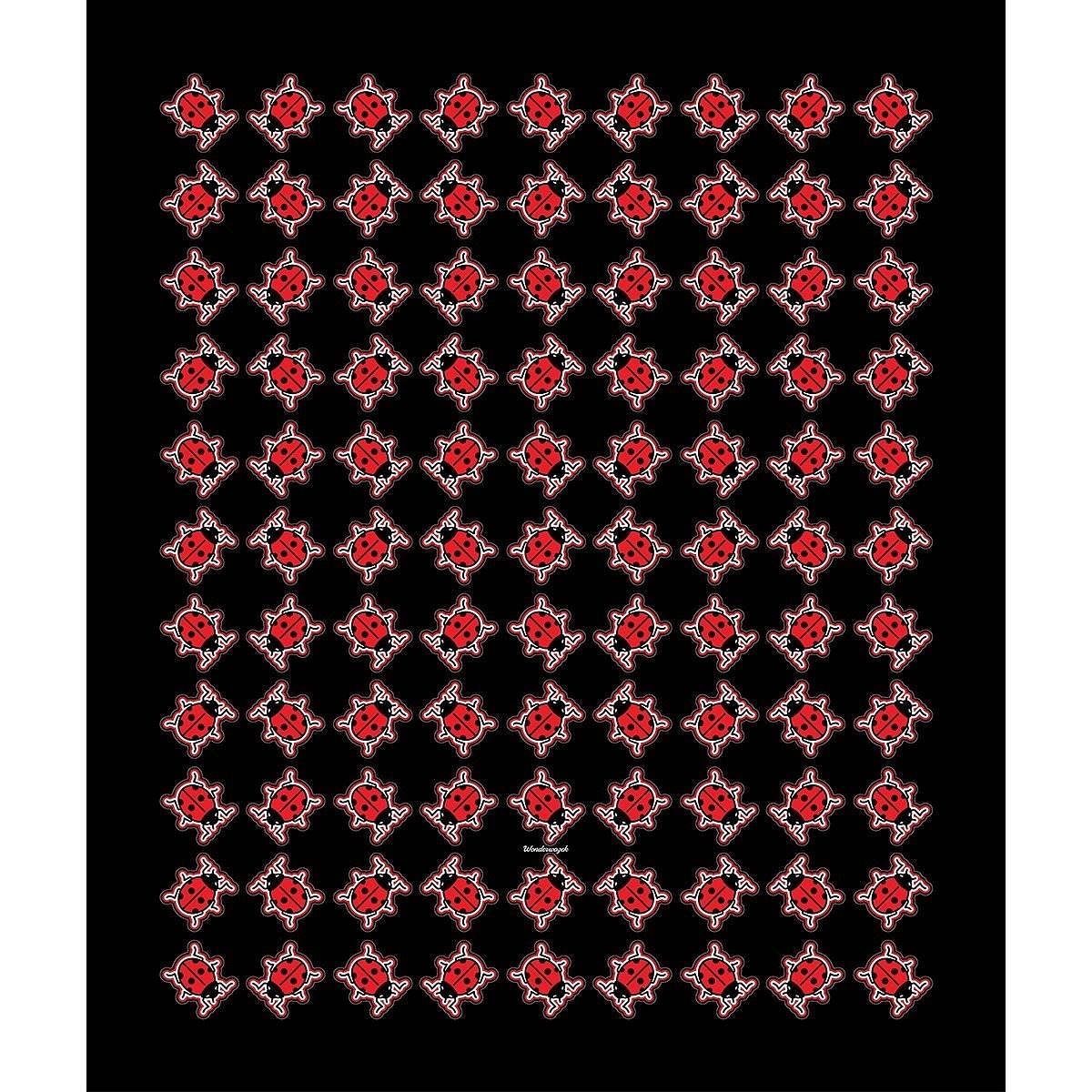 Decke • Marienkäfer – rot, schwarz - Wonderwazek