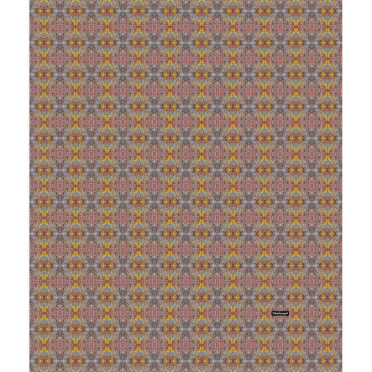 Decke • Vincent – Variation 3, gelb, grau, orange, rot - Wonderwazek