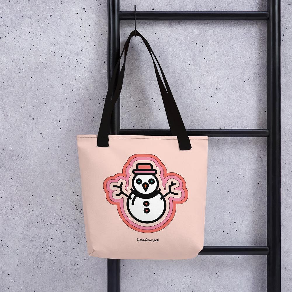Einkaufstasche • Snowwoman – rosa - Wonderwazek