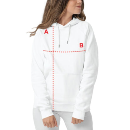 Hoodie Dunkelgrün • kunterbuntes Chamäleon – Stick GROSS, Blau - Wonderwazek