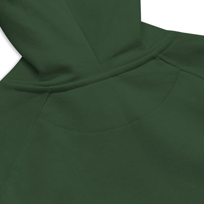 Hoodie Dunkelgrün • kunterbuntes Chamäleon – Stick GROSS, Blau - Wonderwazek