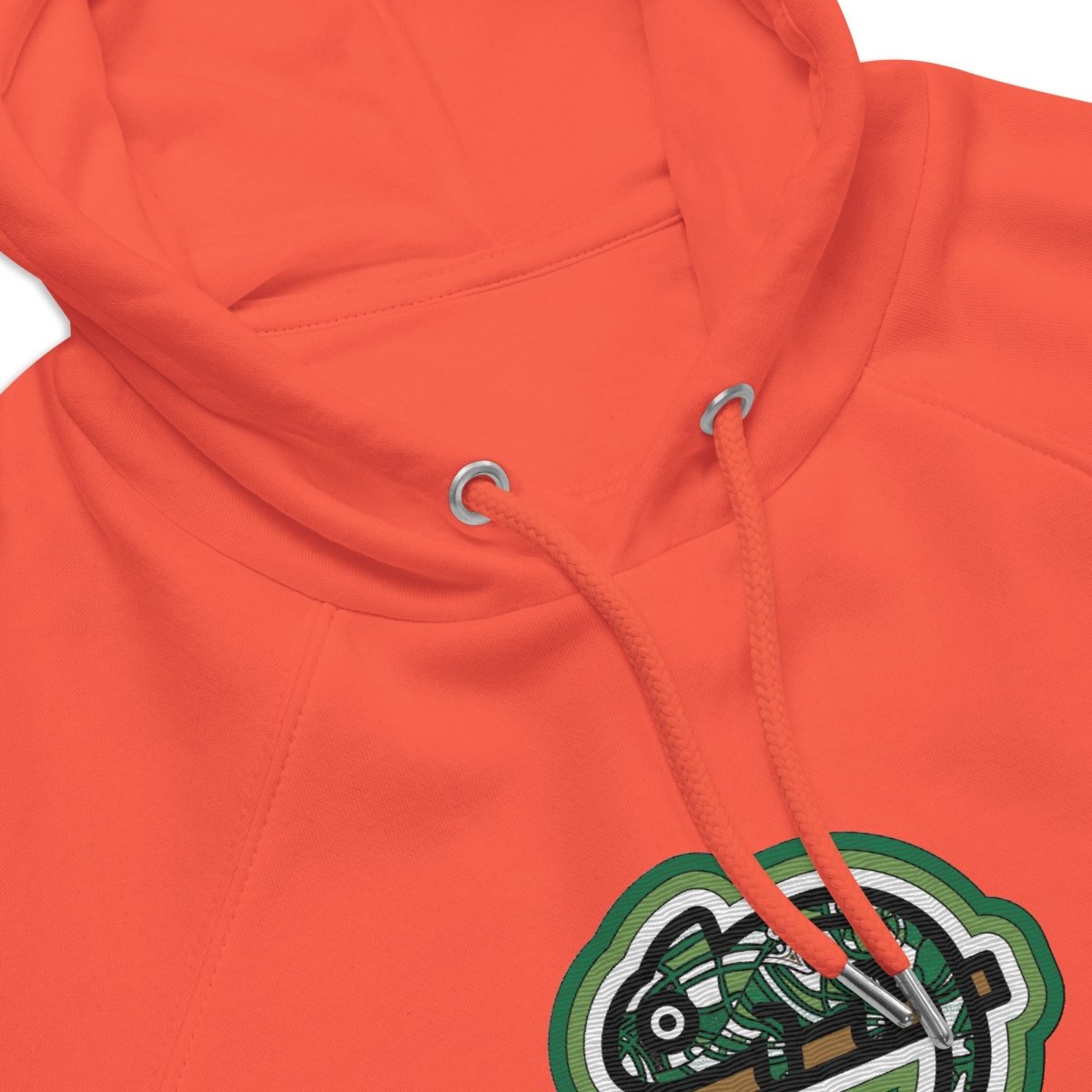 Hoodie Orange • kunterbuntes Chamäleon – Stick GROSS, Grün - Wonderwazek