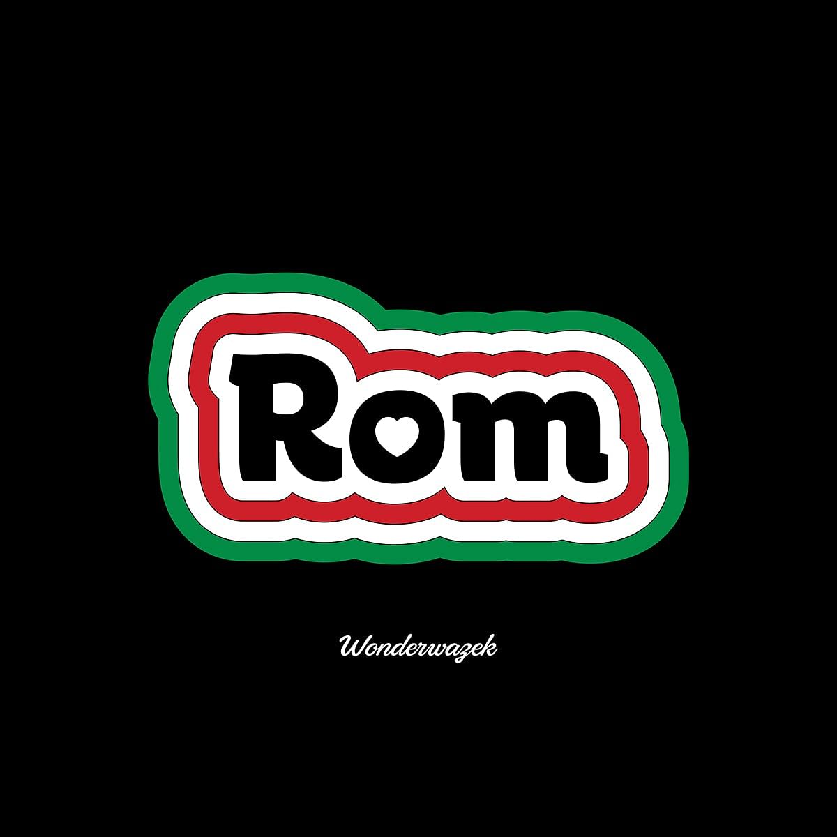 Kissen • Rom – grün. rot, weiß - Wonderwazek