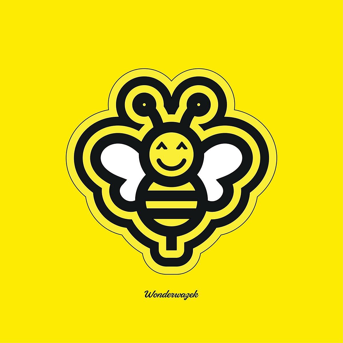Kissen • fleißige Biene – gelb - Wonderwazek