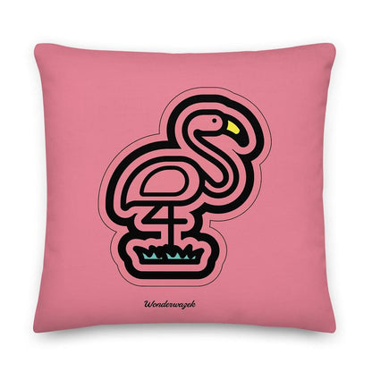 Kissen • Flamingo – rosa - Wonderwazek