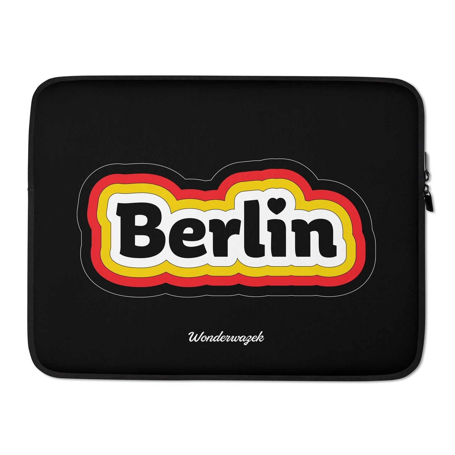 Laptoptasche • Berlin – gold, rot, schwarz - Wonderwazek