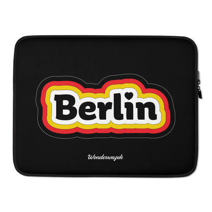 Laptoptasche • Berlin – gold, rot, schwarz - Wonderwazek