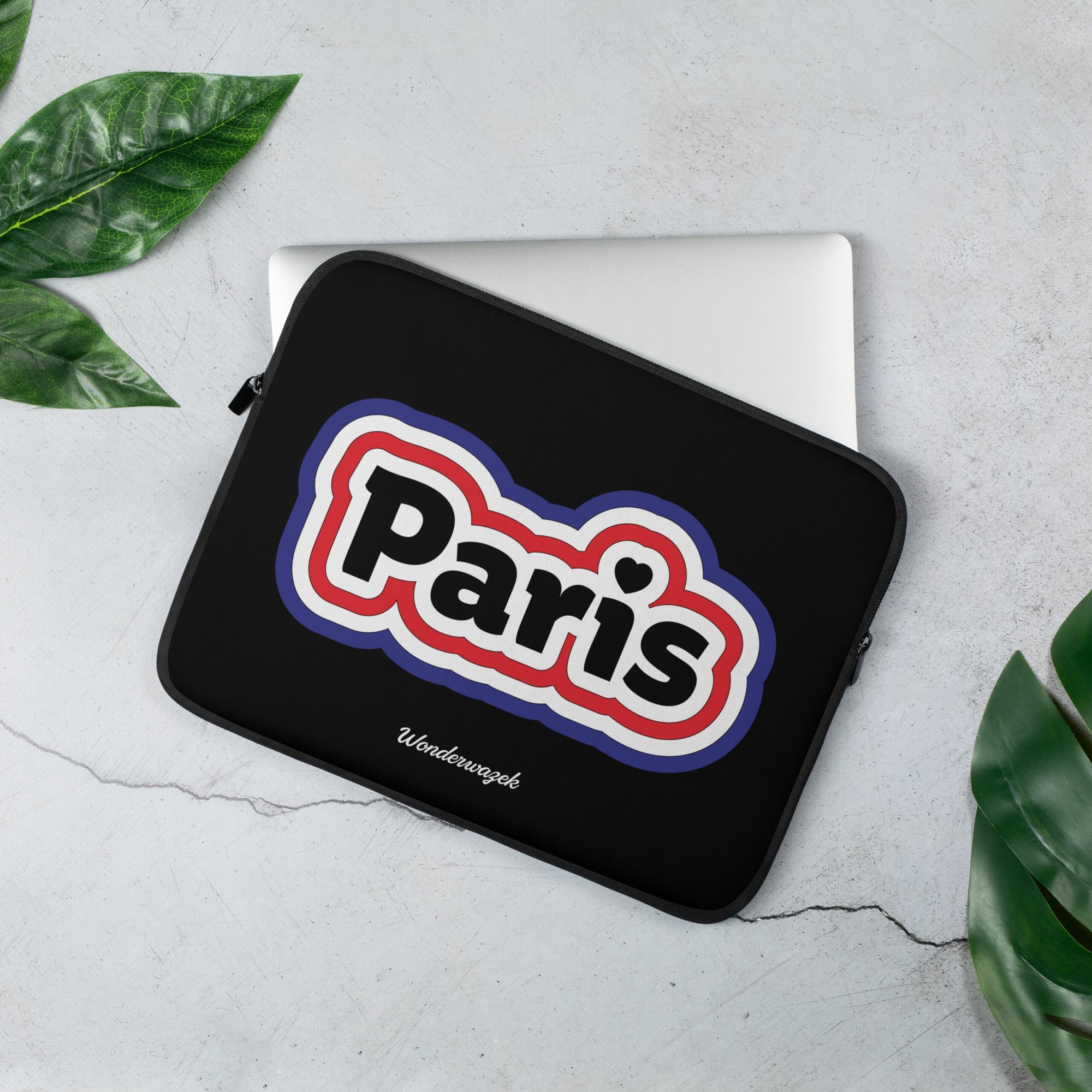 Laptoptasche • Paris – blau, rot, weiß - Wonderwazek