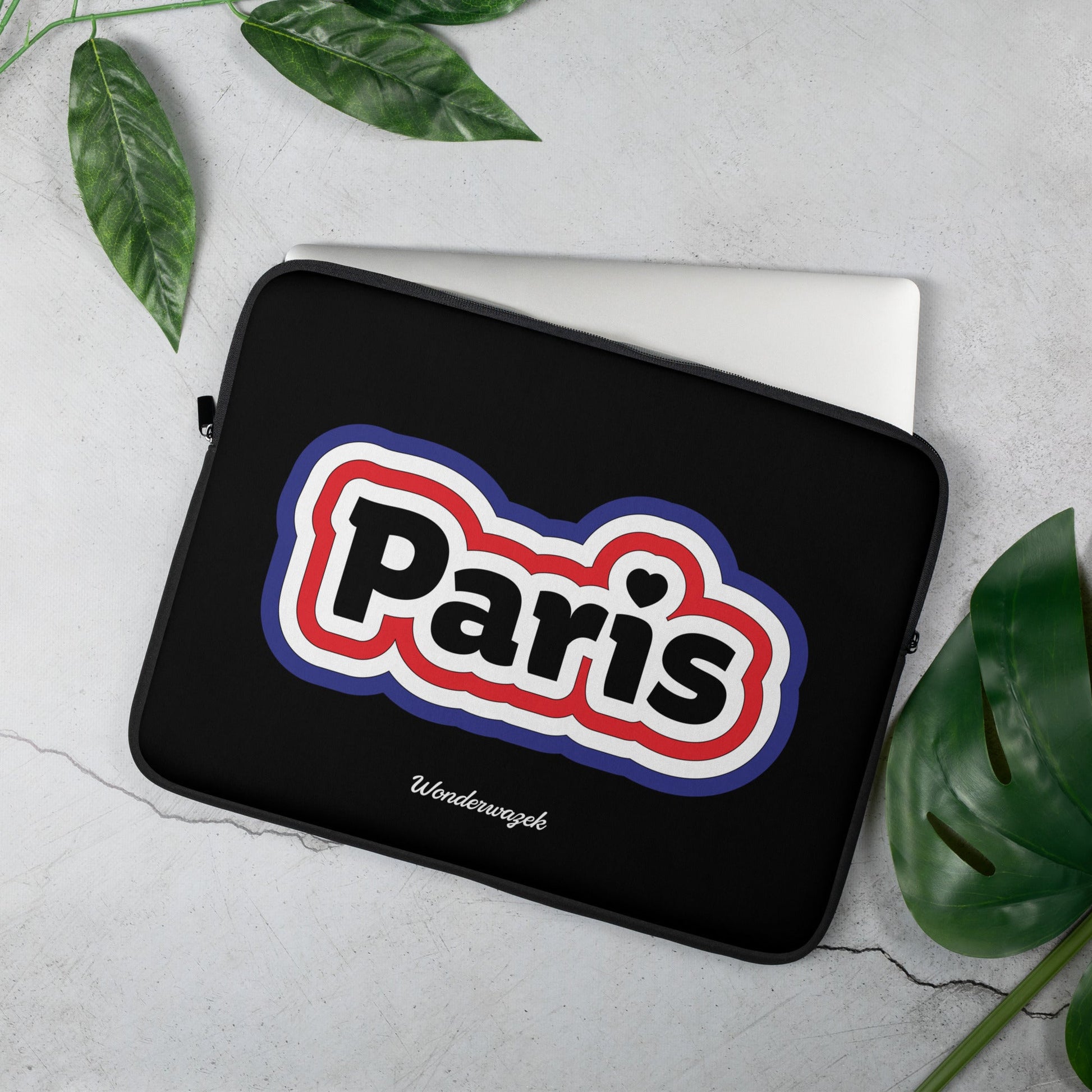 Laptoptasche • Paris – blau, rot, weiß - Wonderwazek