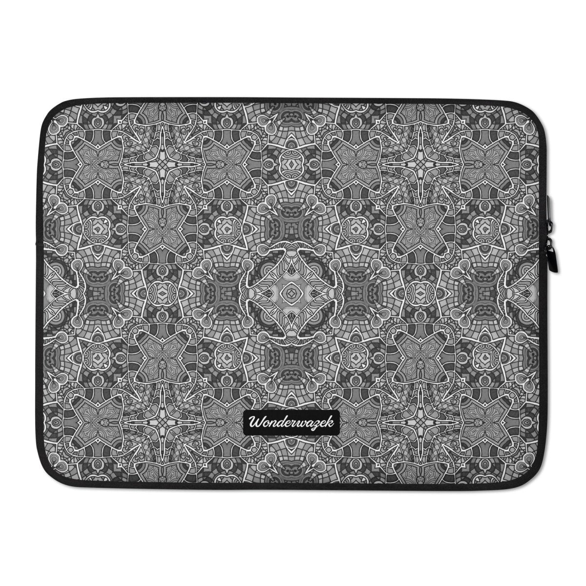 Laptoptasche • Shades of Grey – Blankas Blumen - Wonderwazek