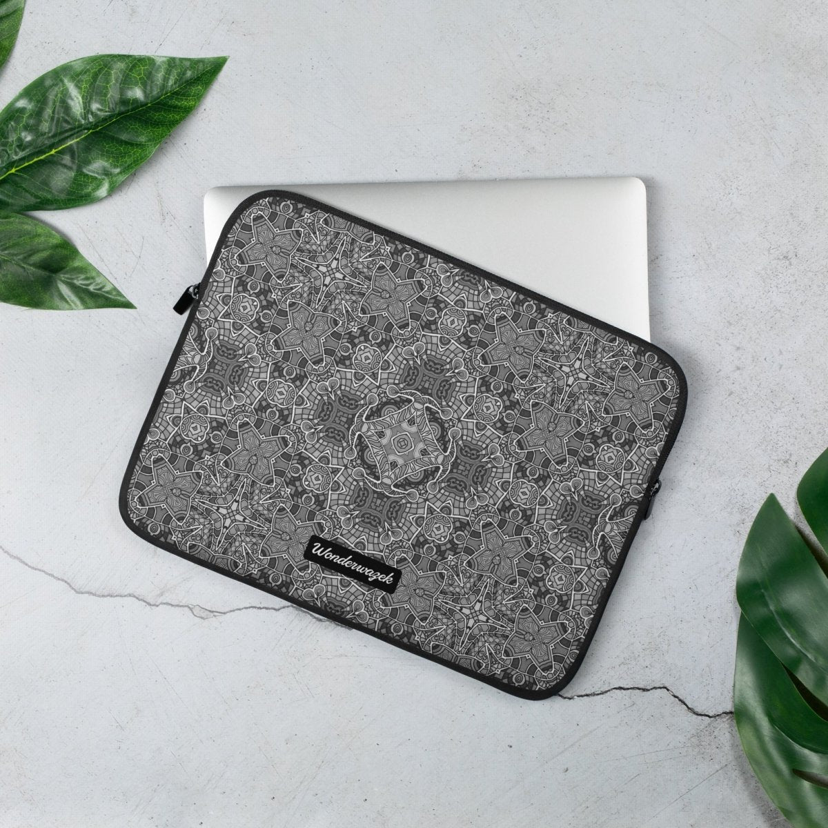 Laptoptasche • Shades of Grey – Blankas Blumen