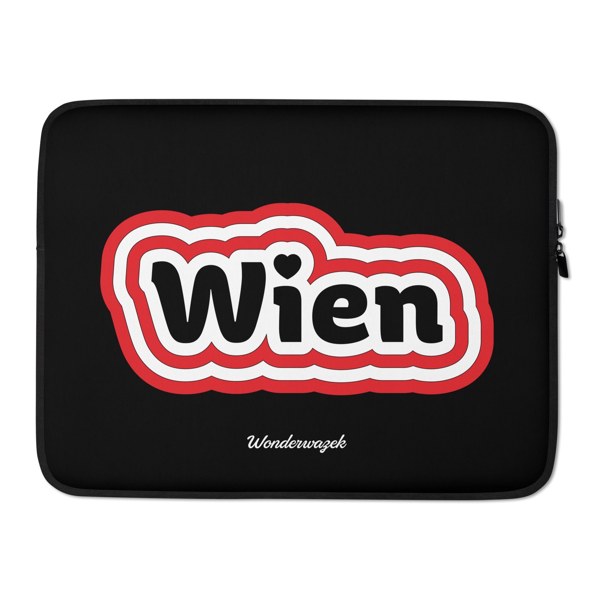Laptoptasche • Wien – rot, schwarz, weiß - Wonderwazek