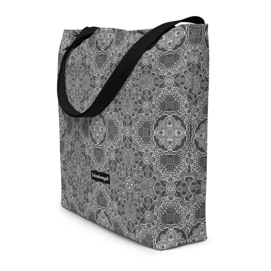 Strandtasche • Shades of Grey – Blankas Blumen - Wonderwazek