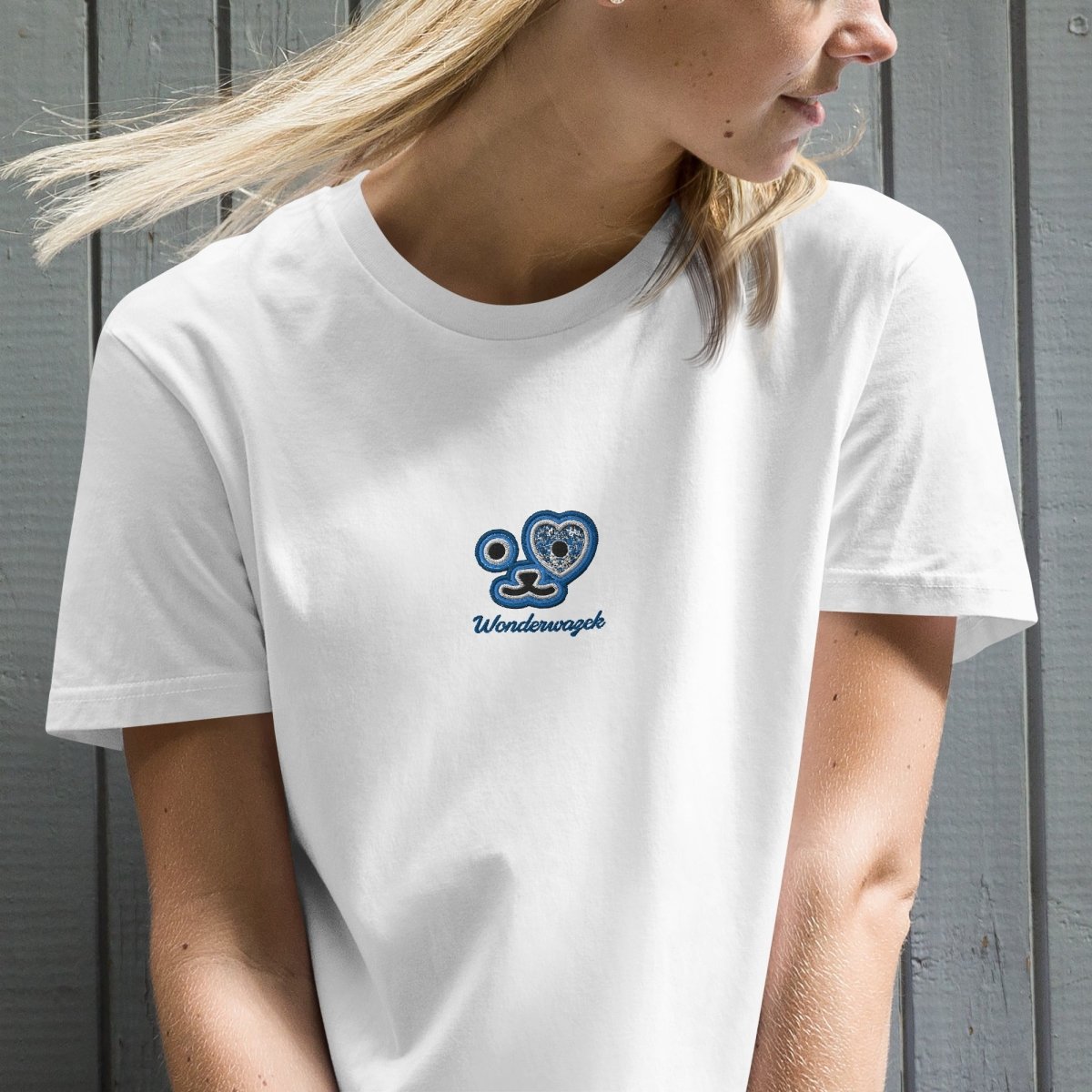 T-Shirt-Kleid • Edition Tierschutz – blau - Wonderwazek